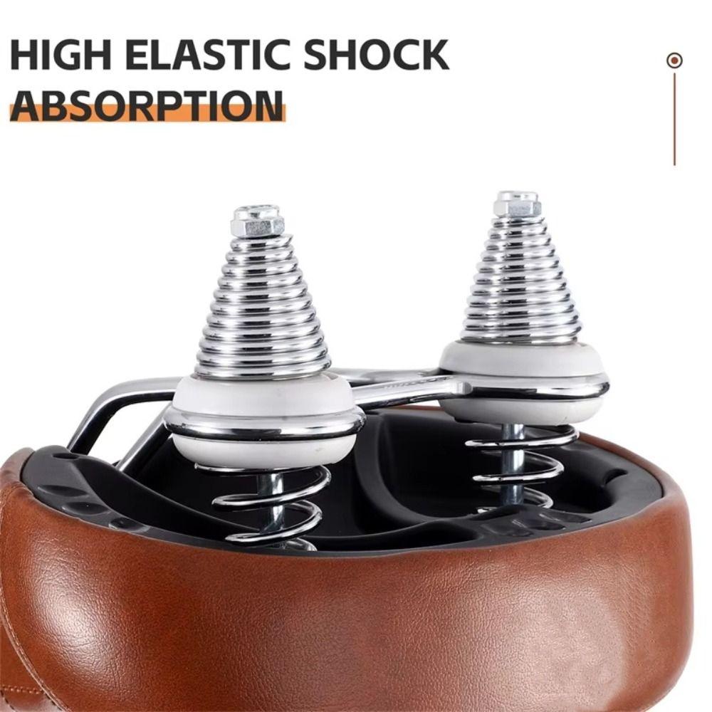 MTB Spring Bicycle Saddle Shock-Absorbing Mountain Bike Seat Bicycle Seat Cushion  Electric Bike