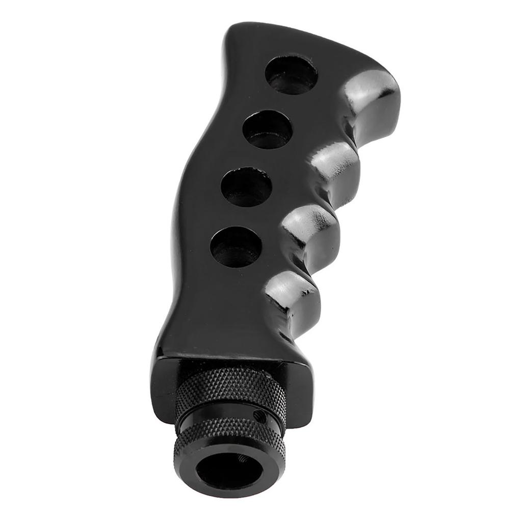 Universal Car Resin and Aluminum Alloy Manual Transmission Gear Shift Knob Handle Shifter Lever Black