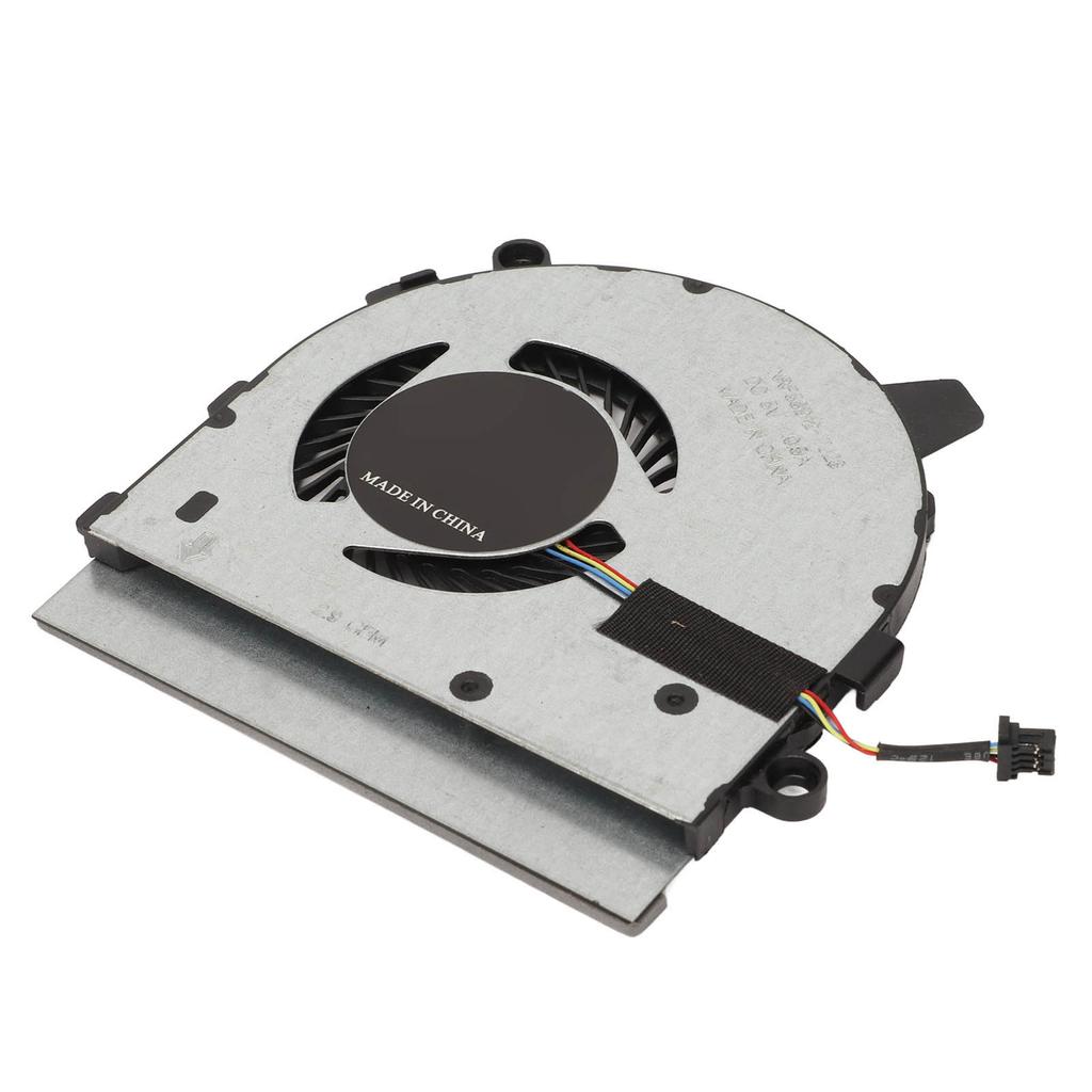 CPU Cooling Fan ABS Aluminum Alloy 4Pin Connector Easy Installation Laptop Cooling Fan for Inspiron 13 7390 7391