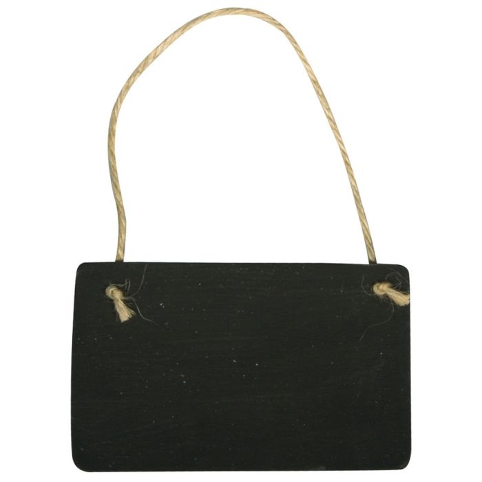 Tableau - sct.-LS - 10x6 cm - Bois massif - Noir - A suspendre