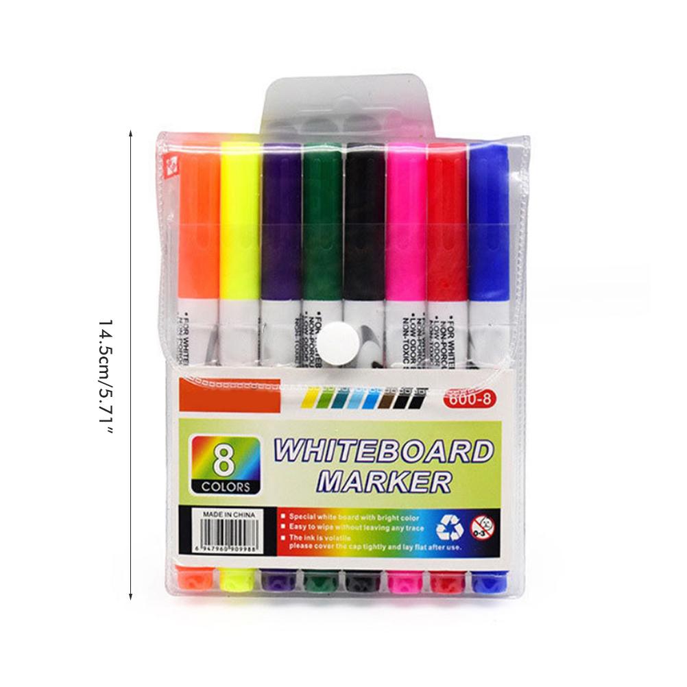 

812 шт. Волшебная ручка для рисования водой Игрушка Ручка для сухого стирания для белой доски Маркер для белой доски Студент