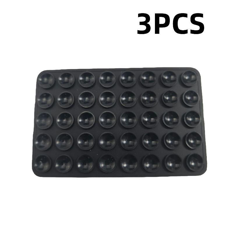 1/3Pcs Mobile Phone Silicone Sucker Pad Double Sided 40 Suction Cup Phone Holder Detachable Anti-slip Fixture