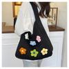 Large Capacity Knitted Bag Women's Summer Versatile New Casual Shoulder Knitted Bag Commuter Tote Bag