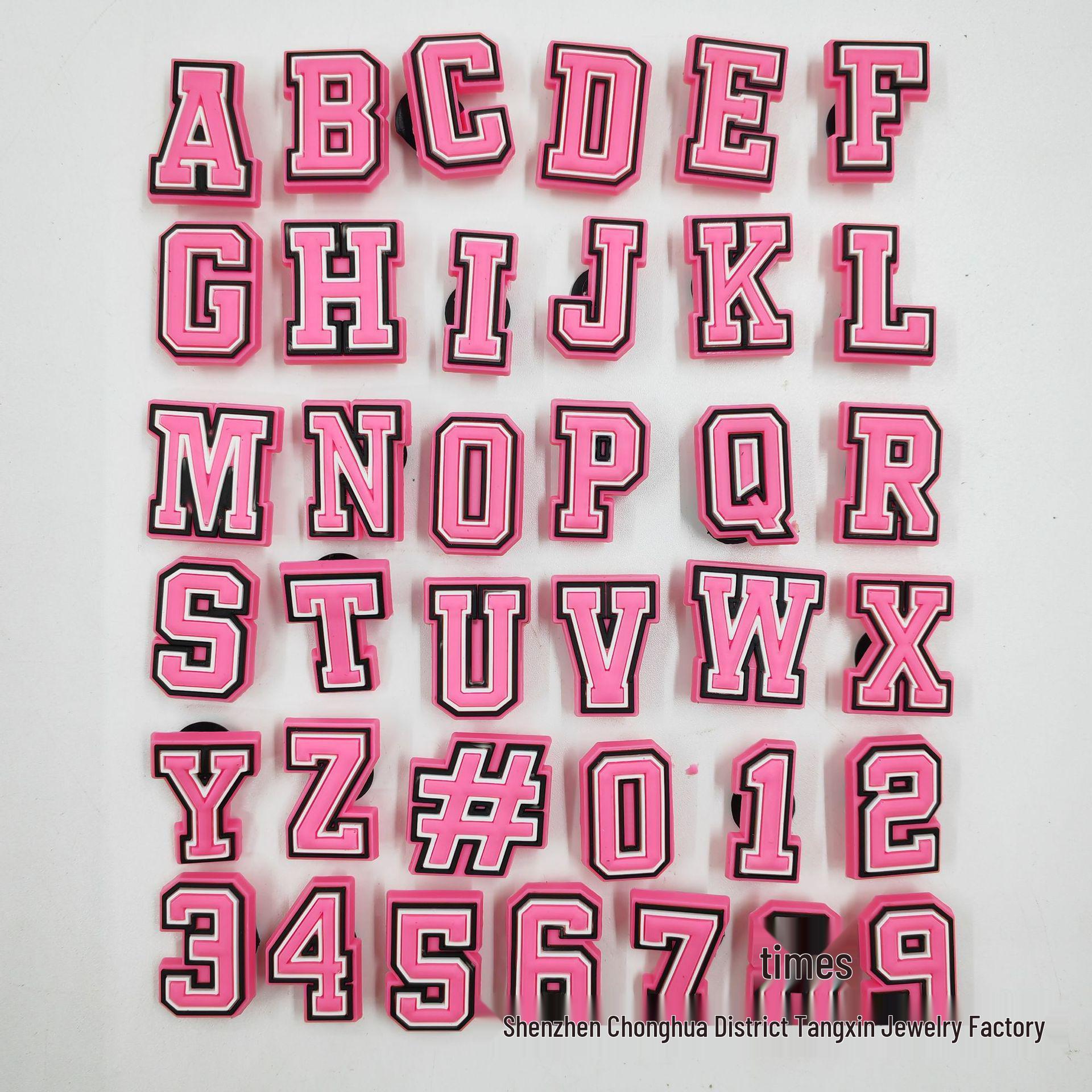 

Светящиеся буквенно-цифровые пряжки для баскетбольных клогов - Красочные декоративные аксессуары для обуви для мальчиков