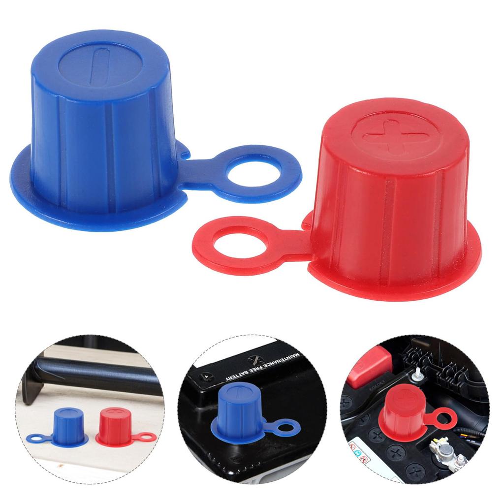 DONFAMDS 1 Pair Terminal Cover Cap Car Terminal Cover Terminal