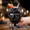 Black Pineapple TIKI Glass Ceramic Tiki Cocktail Glass Beach Party Drinking Glass Cool Skull Pineapple Iced Sand Juice Container