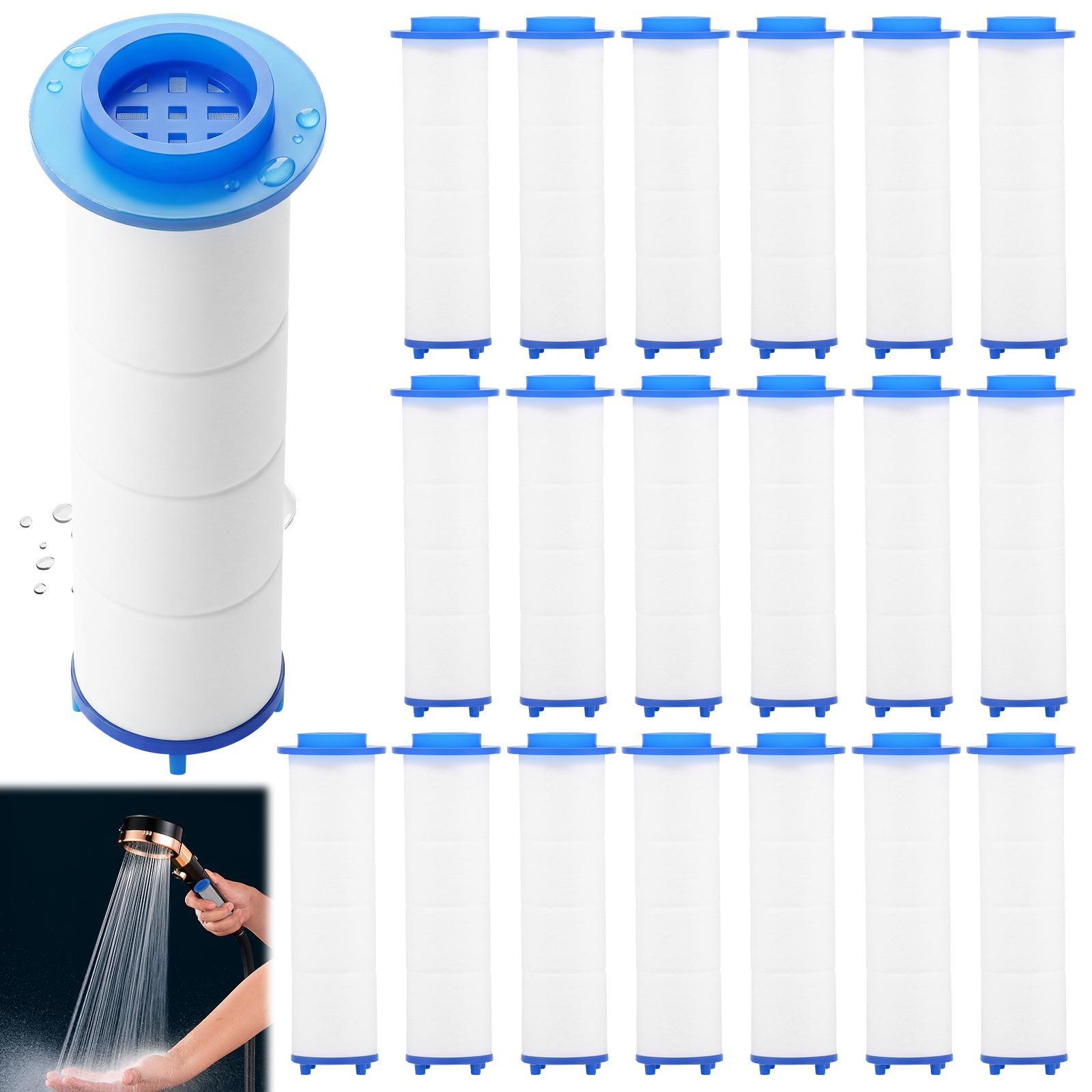 

20 шт. Фильтр для душевой лейки 2,95 дюйма Хлопковый сменный картридж из ПП Сердечник фильтра для воды Хлопок Для ручной душевой лейки