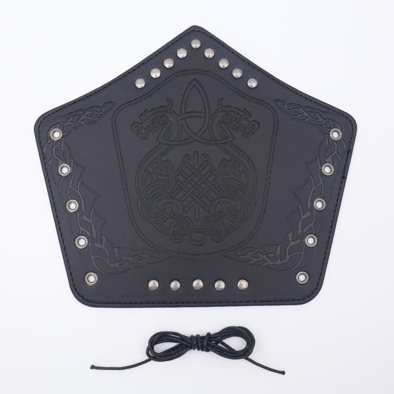 Bărbați Medieval Cosplay Armură din Piele PU Mănuși Manșete cu Șireturi Viking Pirat Cavaler Mănușă Brățară Brățară Accesorii Steam Punk