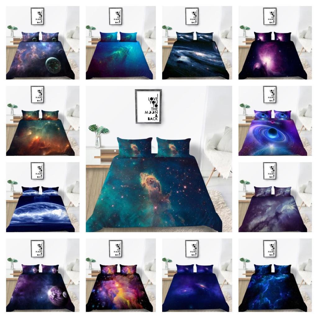 Luxury Star Printed Duvet Cover Set with Bedding Pillowcase Home Textiles 2/3 Pcs Bedding Covers Quilt Cover