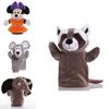 Burattino da Mano Giocattolo di Peluche all'Ingrosso Bambola Animale Cartone Animato con Bocca Mobile Giocattolo Interattivo per Scuola Materna e Interazione Genitore-Figlio Alto 25cm