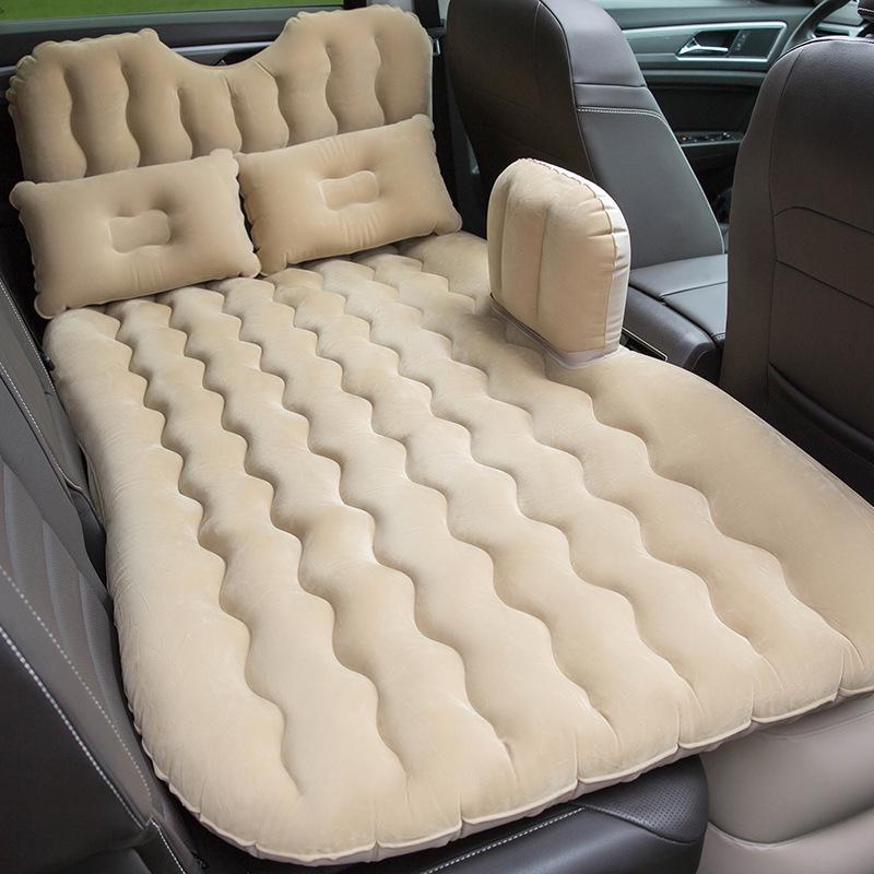 Thickened Car Inflatable Travel Mattress: Rear Seat Folding Bed for SUVs & Sedans
