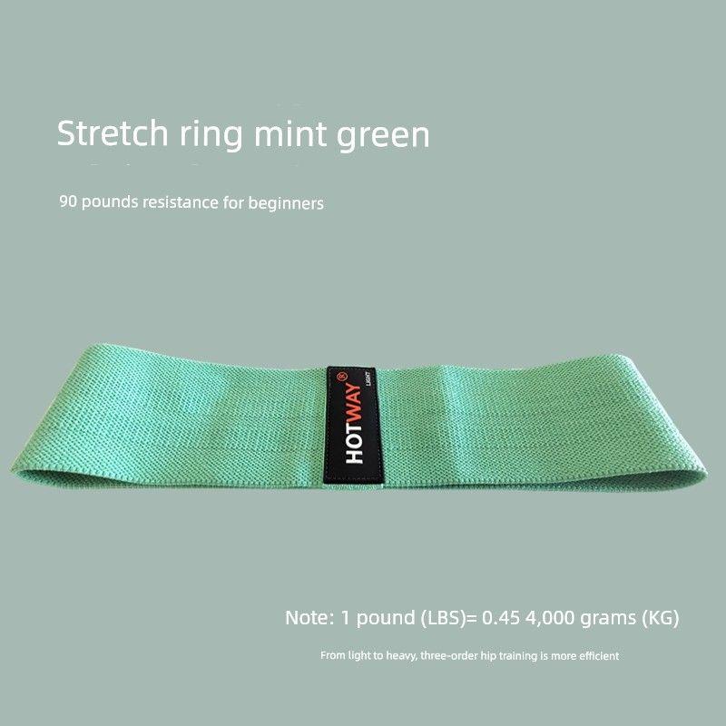 

Knitting Fitness Female Yoga Hip Strengthening Ring Pelvic Elastic Band Mint Green primary 90 pounds 76*8cm