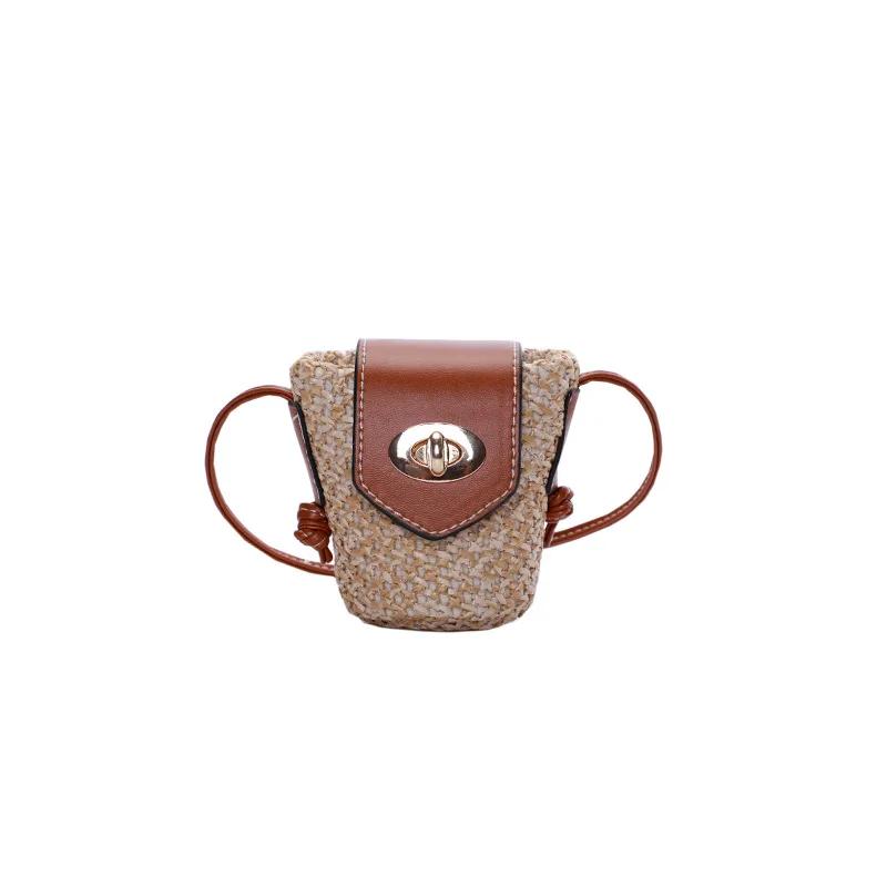 

Mini Woven Straw Bag for Women s Travel and Vacation Beach Shoulder Bag Small Crossbody Bag Woven Straw Cross Beach Bag
