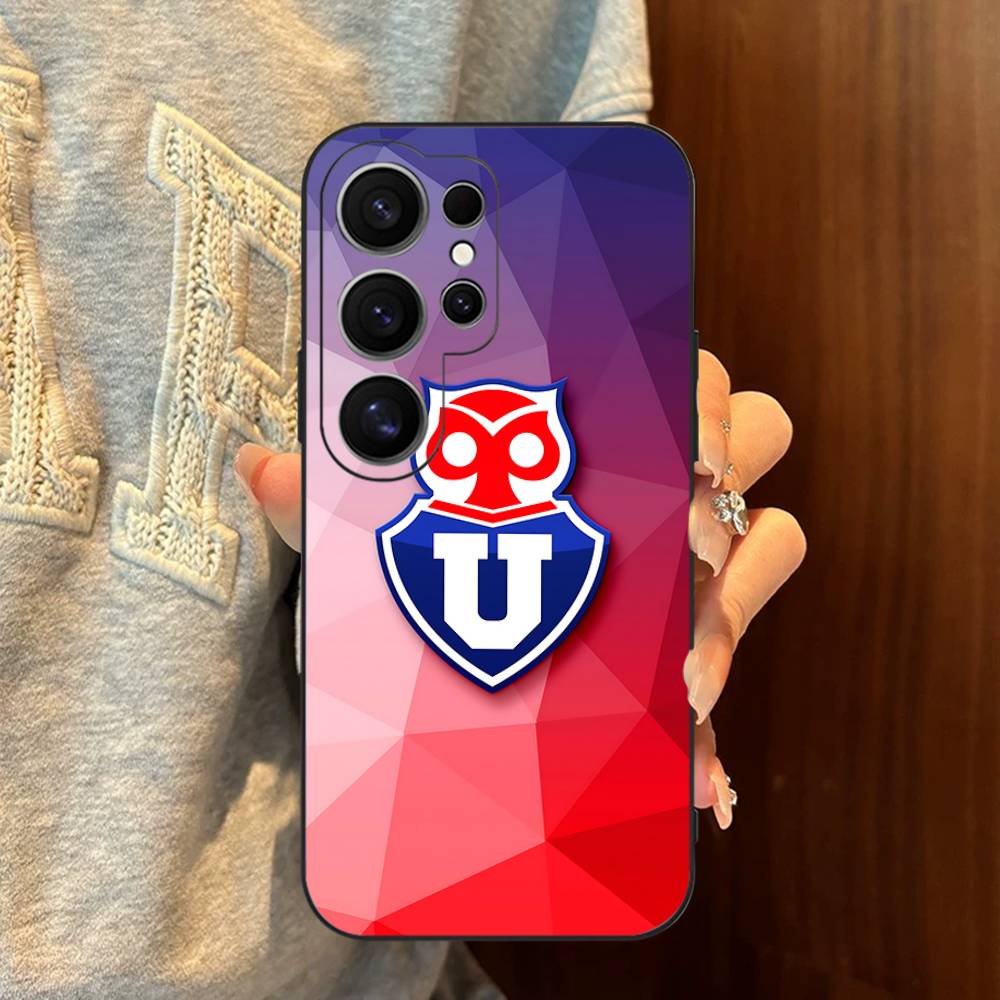 Chile U-University Logo Phone Case For Samsung S 24 Fe 25 Ultra Plus 20 Lite 21 30 22 23 24 22 Ultra 5G Fundas