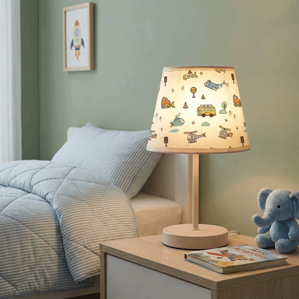 Weicher Stoff Kinder Nachtlicht Leichtes Material Umgebungs Nachtlicht Nachttisch Schreibtischlampe Kinderzimmer