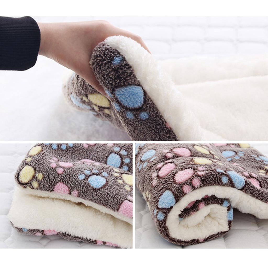 Dog Blanket Super Soft Furry Warm Fleece Flannel Star Print Pet Blankets Machine Washable for Small Medium Large Dog