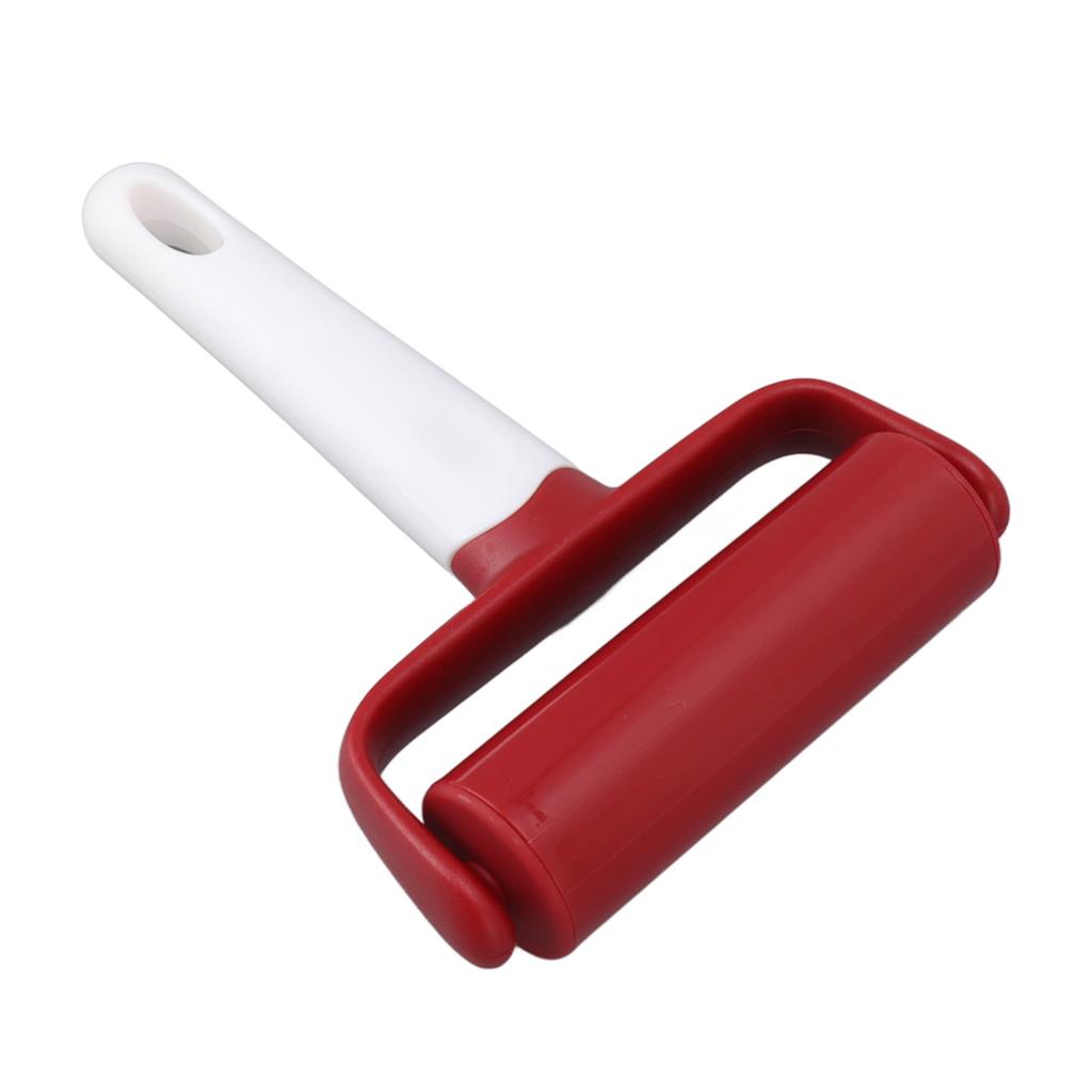 Small Rolling Pin Prevent Slip Hangable T Type Plastic Dough Roller with Handle for Pizza Pie Crust