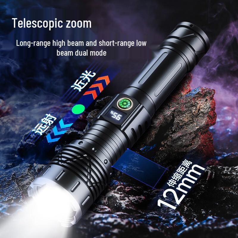 Meng Pao Zoom Dual-Laser Digital Display Flashlight