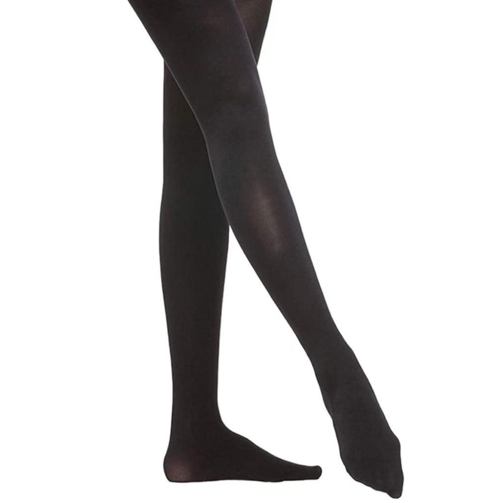 High Quality 90D Durable Breathable Solid Opaque Knitted Nylon Spandex Women Convertible Dance Ballet Tights