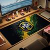 Brazil National Football Team2 Print  Cushion Non-slip Laptop Tablet Big Mousepad XXL Mat Mini PC Playmat With Lock edge