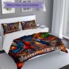 3PC Custom Name "Street Basketball Dreams" Bedding Set Printed Bedding Set Duvet Cover Closure Includes 1 Duvet Cover & 2 Pillowcases for All Seasons 