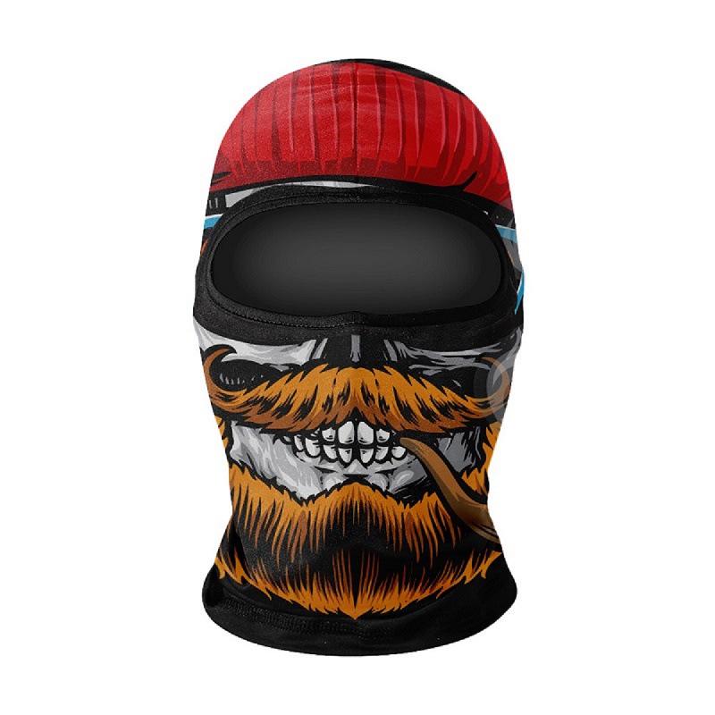 Unisex Ice Silk Breathable Motorcycle Face Mask for Summer Riding & Sun Protection
