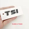 EPYFH1 3D ABS TSI Letters Logo Car Emblem Rear Trunk Badge Sticker For VW Golf Passat Jetta Touareg Scirocco Beetle Vento Sagitar