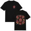 Demogorgon Cannibal Flower Monster Graphic T Shirt Summer Fashion Women Men High Street Tees Pure Cotton O-neck Short Sleeve Top