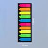 200 Sheets Fluorescence Self Adhesive Memo Pad Sticky Notes Bookmark Marker Memo Sticker Paper Student Office Supplies