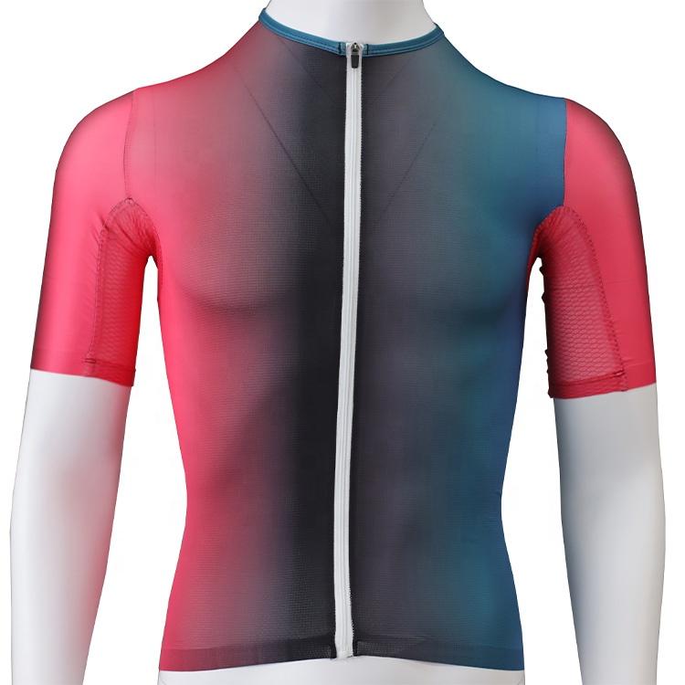 OEM Cycling Jersey Bike Wear Manufacturer Mountain Quick Dry Breathable UV Protection Sublimation Lightweight Teamwear