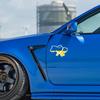 Car Sticker Ukrainian Flag Color Matching Heart Vinyl Decal Waterproof Sticker Car Moto Notebook Auto Exterior Decor Accessories