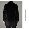 Men's Double-Sided Sable Fur Mid-Length Winter Coat
