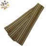 Used MO-3582 Men's Obi (Sash) - Genuine Hakata-ori (Fukuoka) - Kenjo Pattern - Rokocha (Dark Brownish Green)