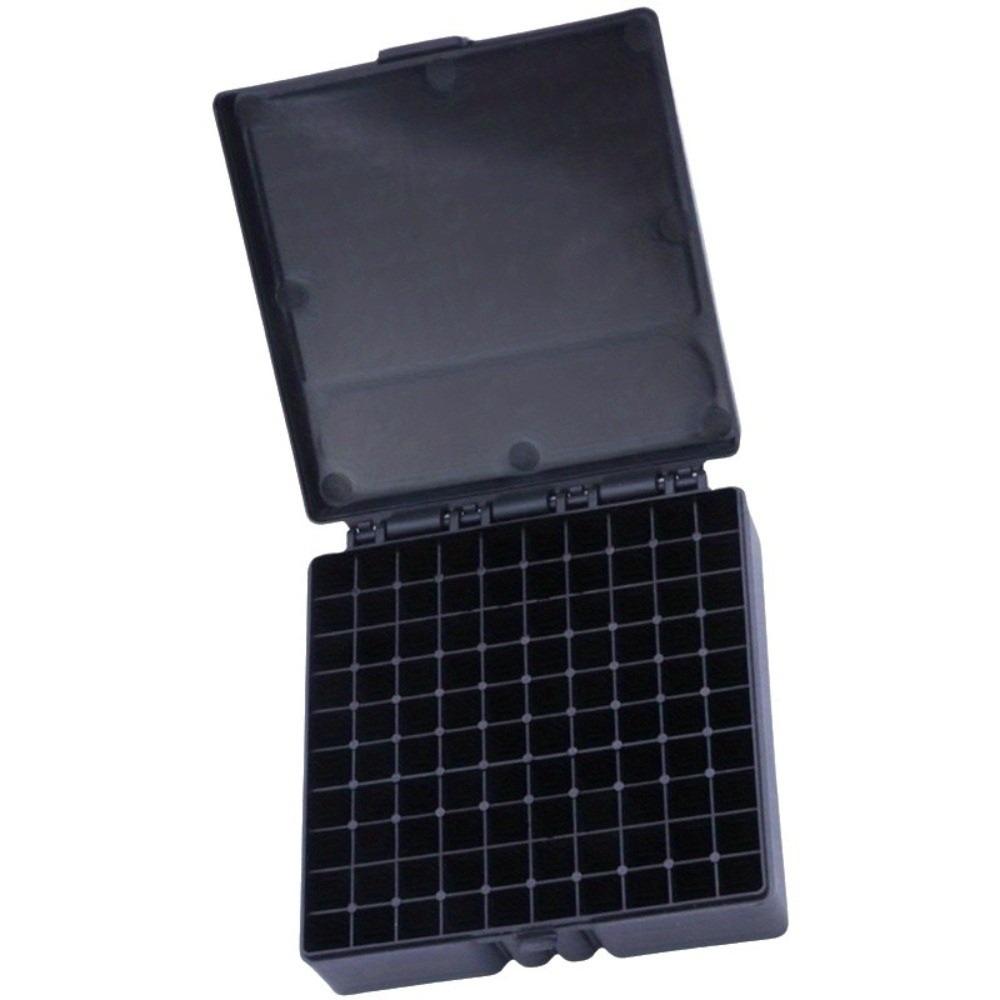 Multicolor Portable Storage Box 100 Squares Clamshell Design Multi-Compartment Storage Multi-Compartment Thickened PP