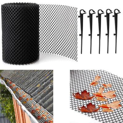 Plastic Gutter & Roof Anti-Clog Net for Leaf Protection