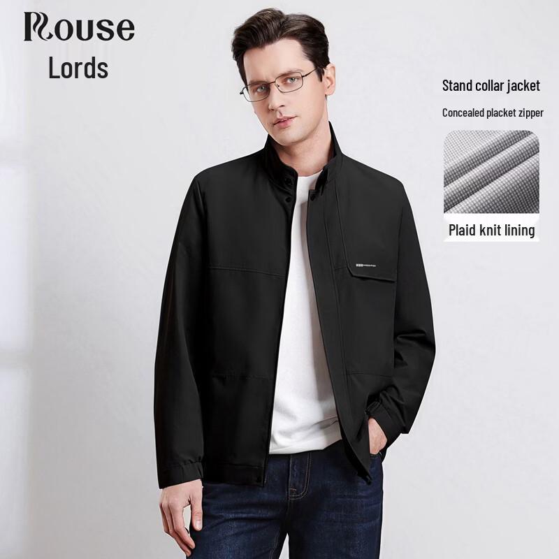 Men s 2026 Spring Business Casual Stand Collar Jacket 195