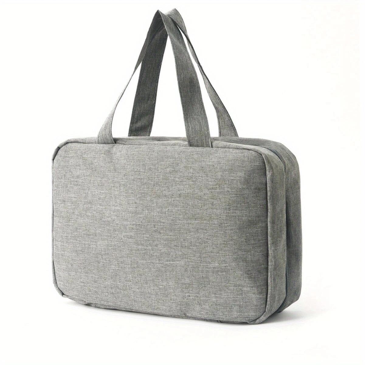 Women s travel toiletries for men-Portable hanging storage bag cosmetic bag suitable for cosmetic travel accessories essentials серый