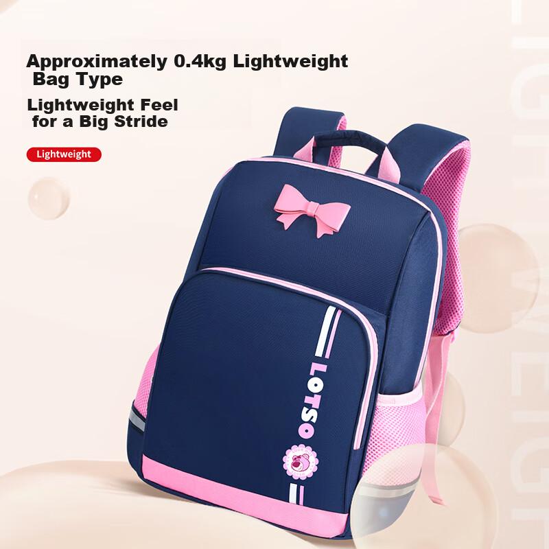 Disney Backpack for Elementary School Girls Grades 1-3 Lightweight Breathable Layered Large Capacity