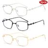 3pcs Fashion Small Square Glasses Frame Women Metal Frame Shape Eyewear Clear Optical Eyeglasses Transparent Lens Spectacle