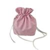 Star Sequins Fashionable Small Fresh Shoulder Bag New Canvas Bag Drawstring Strap Messenger Bag
