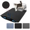 Double Layer Cat Litter Mat Waterproof Non-Slip EVA Pet Litter Box Trapper Mat Easy Clean