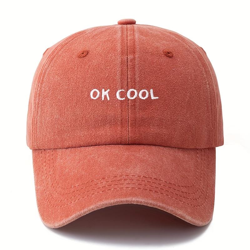 Baseball Cap with Simple Printed Letters for Men and Women, Suitable for Outdoor Leisure, Sun Protection, Duckbill Cap