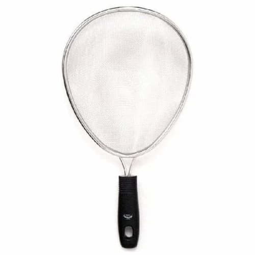 

Sancraft Melianti MA-45 Silver One-Handed Strainer for Pasta Scooping, Noodles, and Draining, Made in Japan