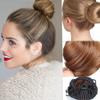 LUPU Synthetic Hair Bun Scrunchie Chignon Elastic Band Made Of Hair Clips High Temperture Fiber Hairpiece Ponytail Headwear