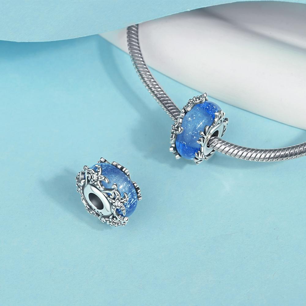 Colorful Copper Candy Murano Glass Beads Christmas Magic Murano Glass Charm Fits Bracelet & Necklace For Best Gift