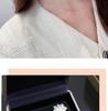S925 Silver Zircon Teardrop Pearl Earrings - High-End Luxury Retro Design.