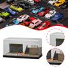 1/64 Die-cast Model Car Display Case, Diorama Layout for Sports Cars, Desktop Toy Street