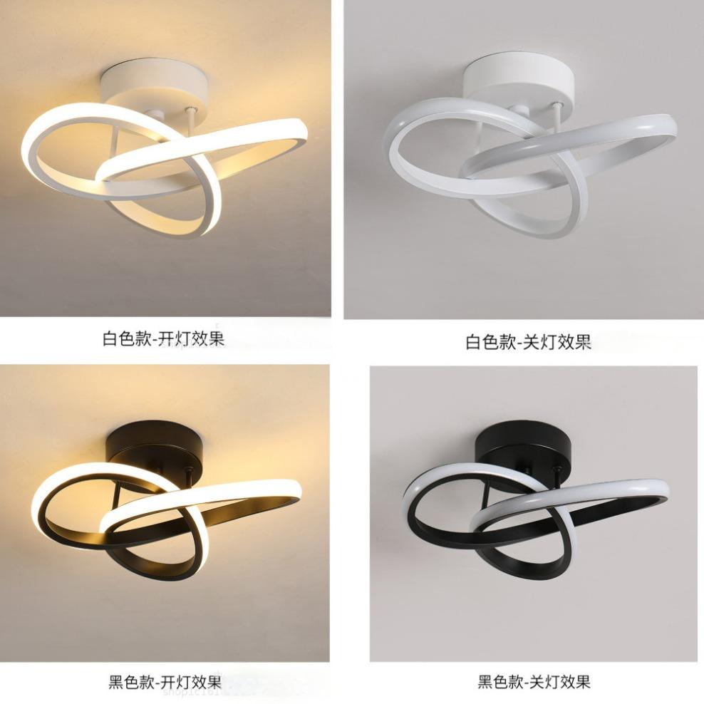 Modern LED Aisle Ceiling Lights Nodic Home Lighting Led Surface Mounted for Bedroom Living Room Corridor Light 3-color Lighting