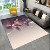 Kamado Nezuko Demon Slayer Anime Area Teppe, Teppe Teppe for Stue Barn Soverom Sofa Dørmatte Dekor, Barn Sklisikker gulvmatte