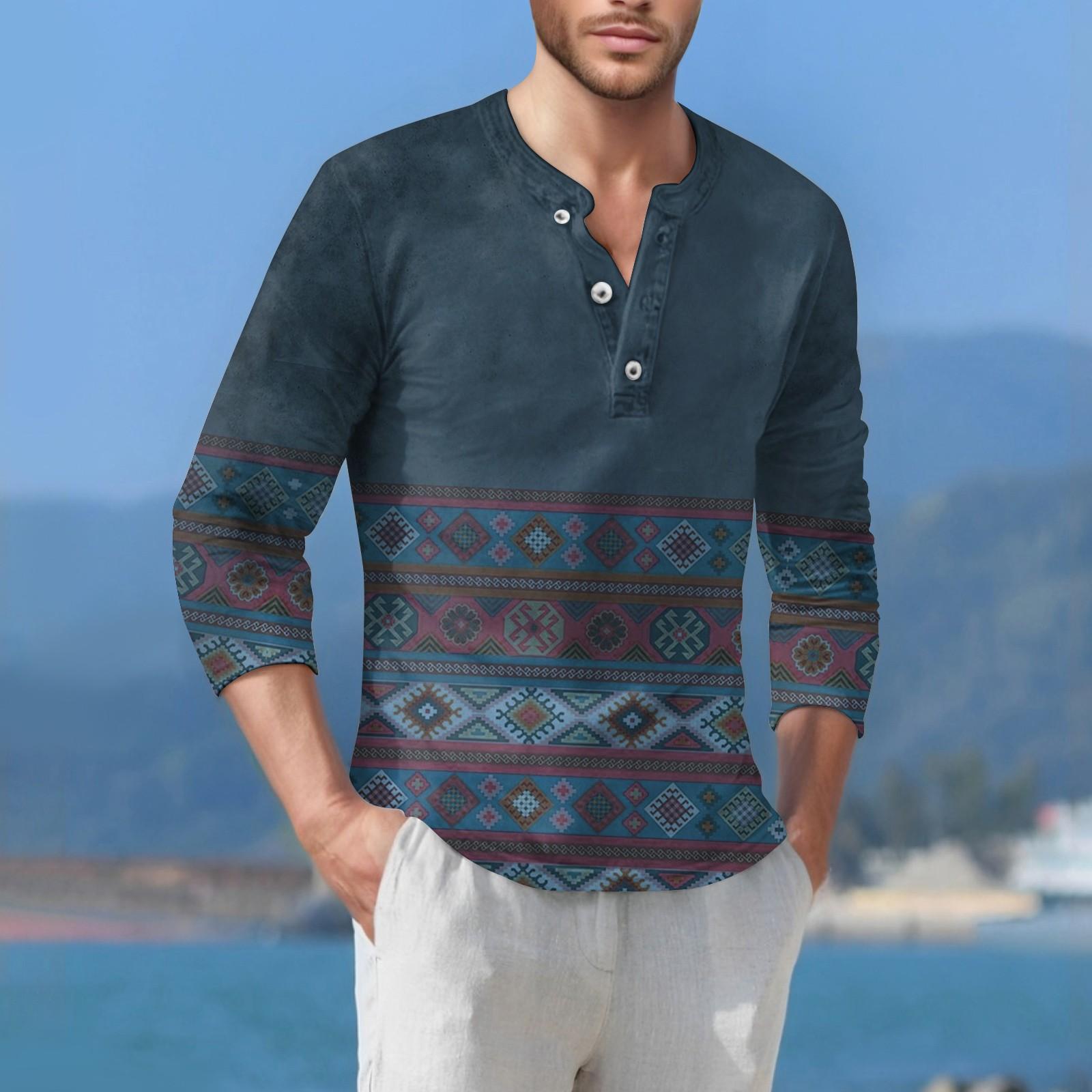 

Мужская футболка уличная повседневная мода с длинными рукавами XXXL синий